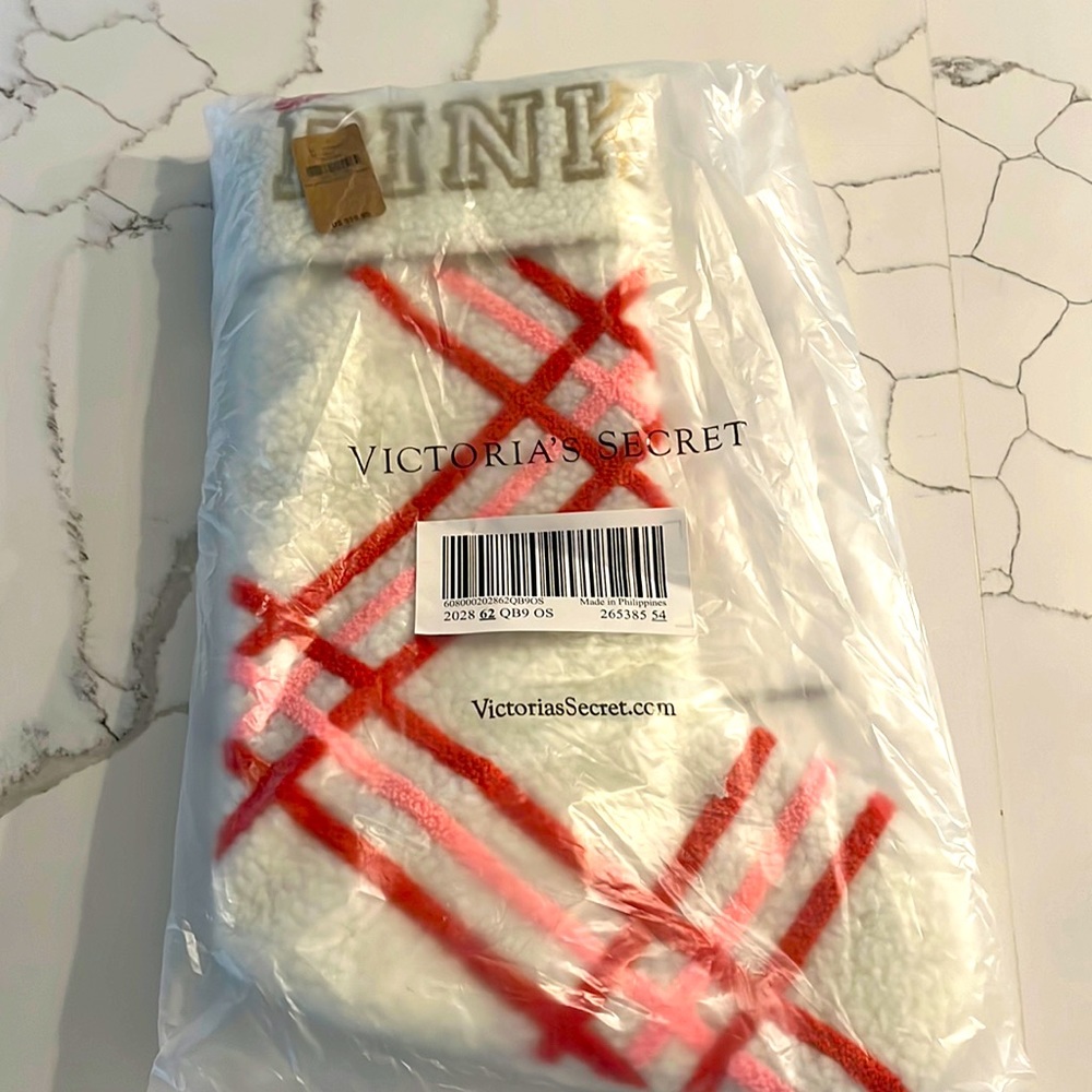 BNWT PINK X MAS STOCKING